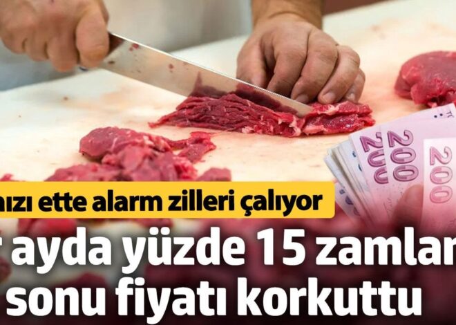 Kırmızı ette alarm zilleri çalıyor. Son bir ayda yüzde 15 zamlandı, yıl sonu fiyatı korkuttu